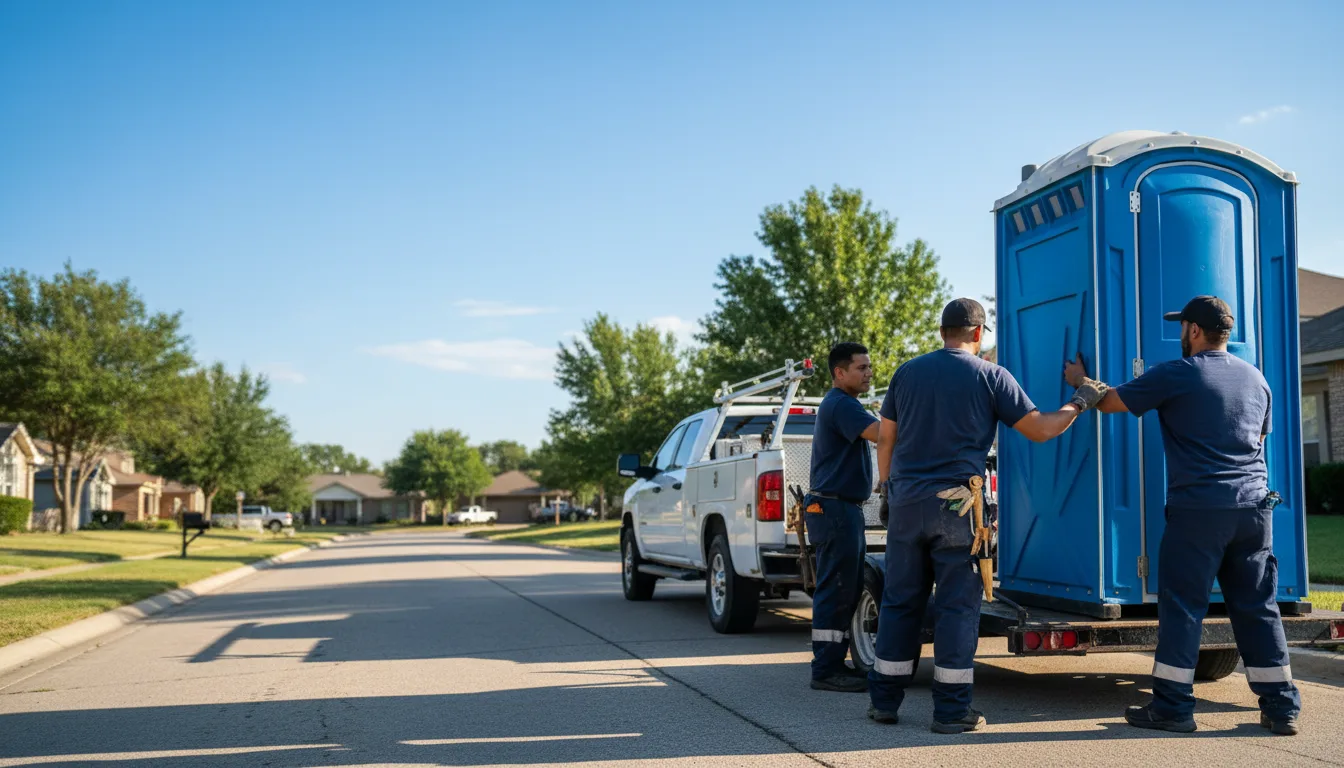 Portable Toilet Rental in Mcqueeney, TX near me